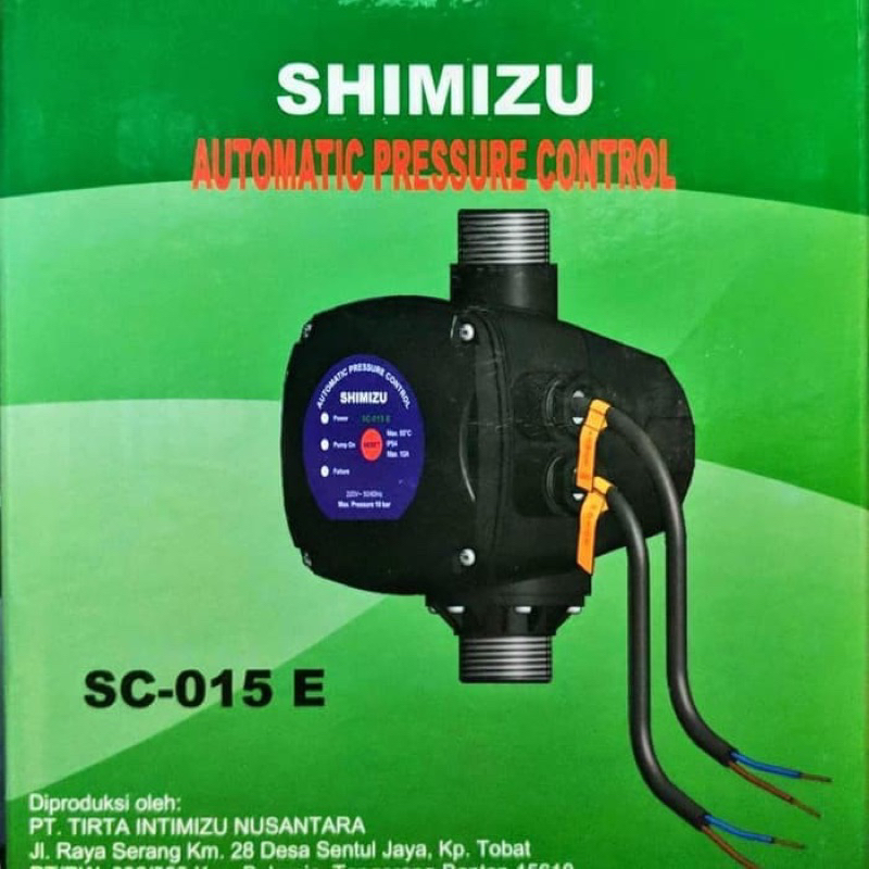 Pompa Booster Shimizu Otomatis Automatic Pressure Control SHIMIZU SC-015 E