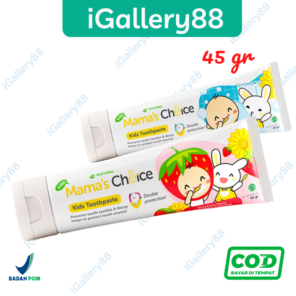 Mama's Choice Baby &amp; Kids Toothpaste | Pasta Gigi Bayi dan Anak