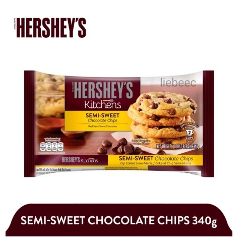 

Hersheys Chocolate Chips Semi Sweet 340 Gram