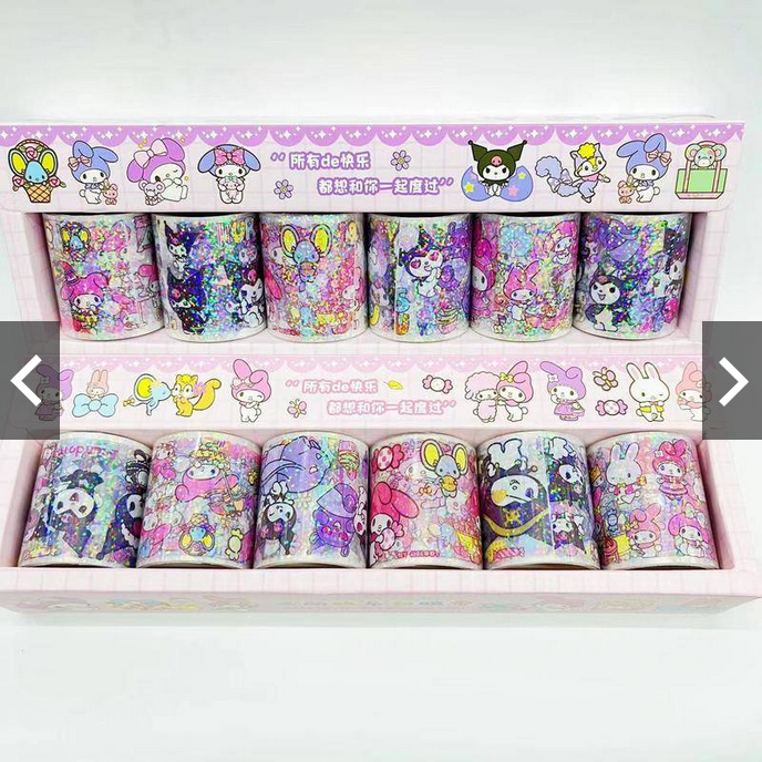 

PROMO ‼️ SELOTIP ANAK SANRIO / WASHI TAPE SANRIO 5MM ISOLASI SANRIO