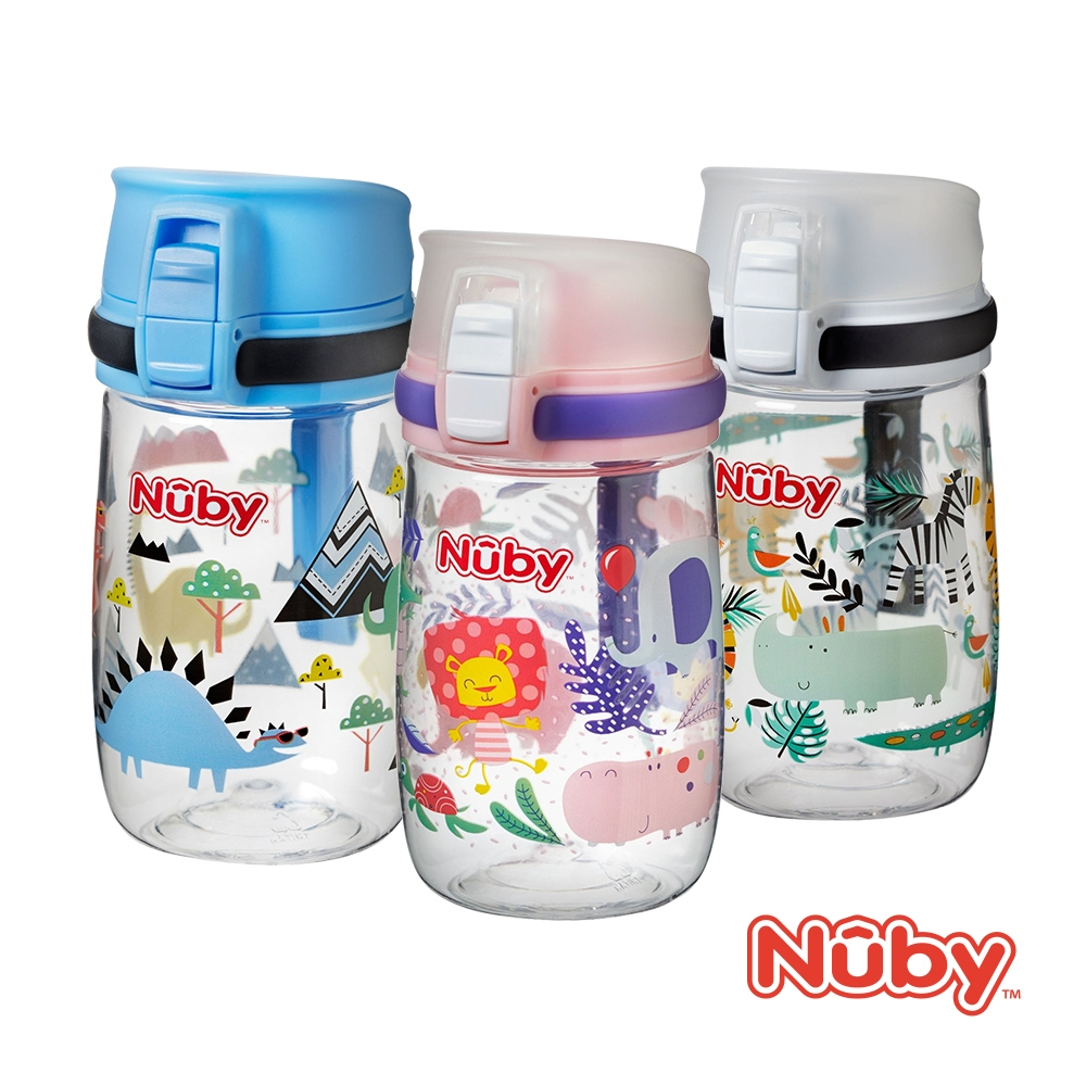 Nuby tritan flip cover / botol minum anak