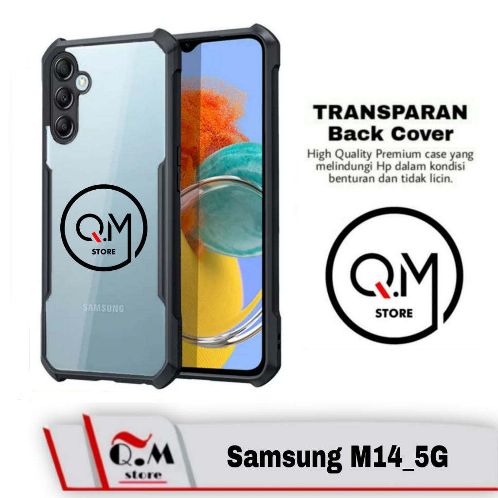 Case Samsung M14 Airbag Shockproof Transparent