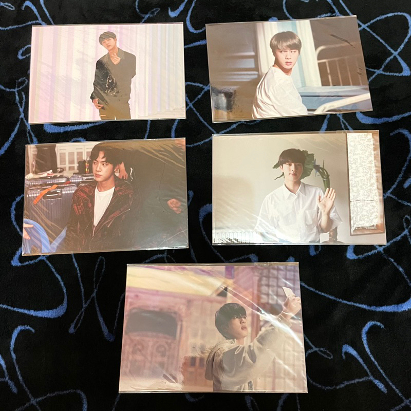 LIVE PHOTO ONEUL, POSTCARD PROOF JIN JK JIMIN BTS