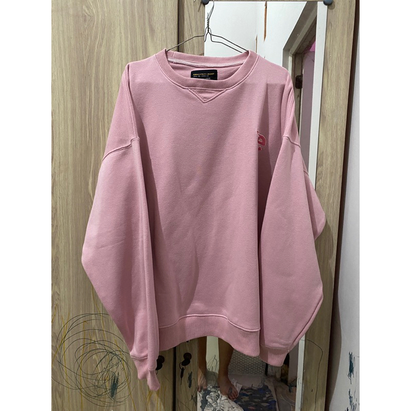 PRELOVED ERIGO SWEATSHIRT warna pink ukuran L