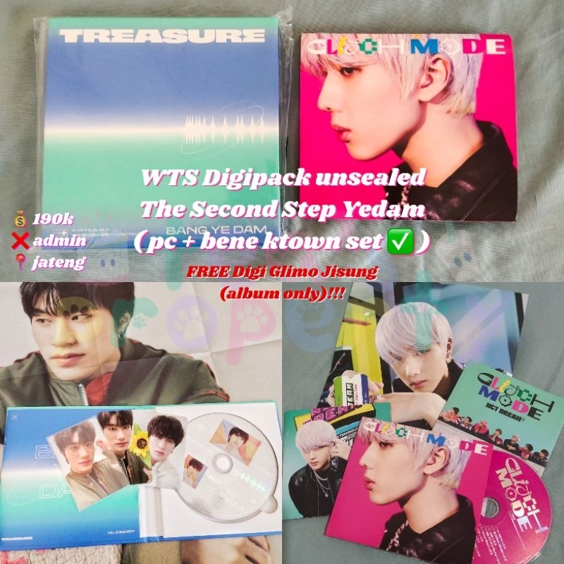 OFFICIAL ALBUM UNSEALED DIGIPACK YEDAM THE SECOND STEP + BENE / POB KTOWN SET