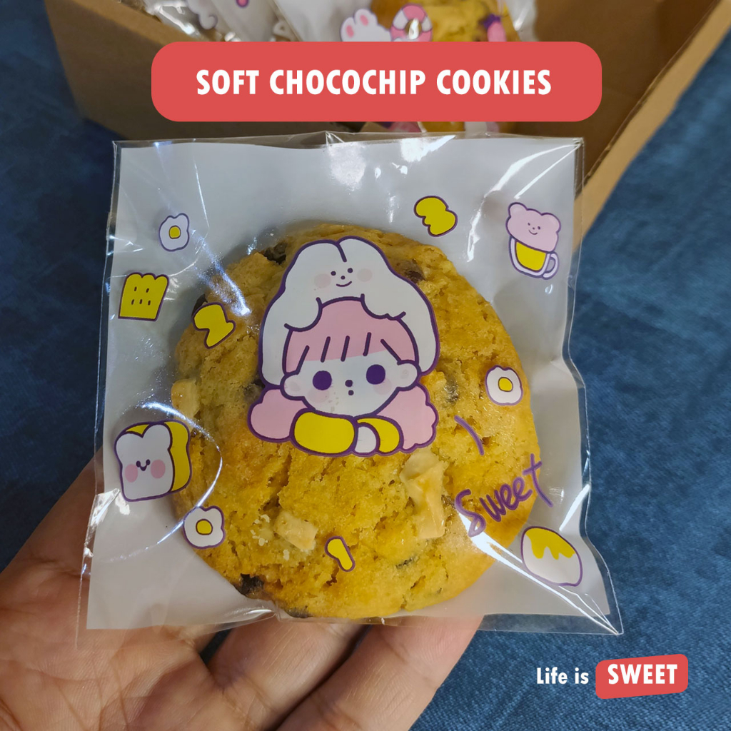 

Soft Baked Choco Chip Cookies (Box isi 5 Cookies)