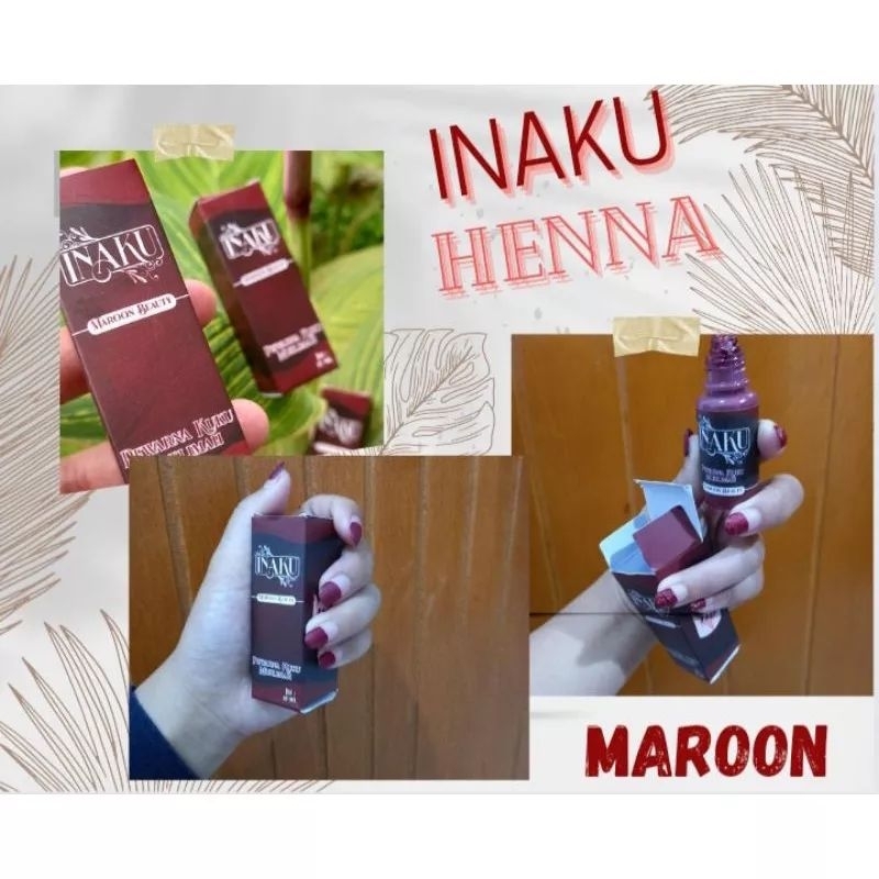 INAKU HENNA KUKU - HENNA AWET - HENNA MUSLIMAH