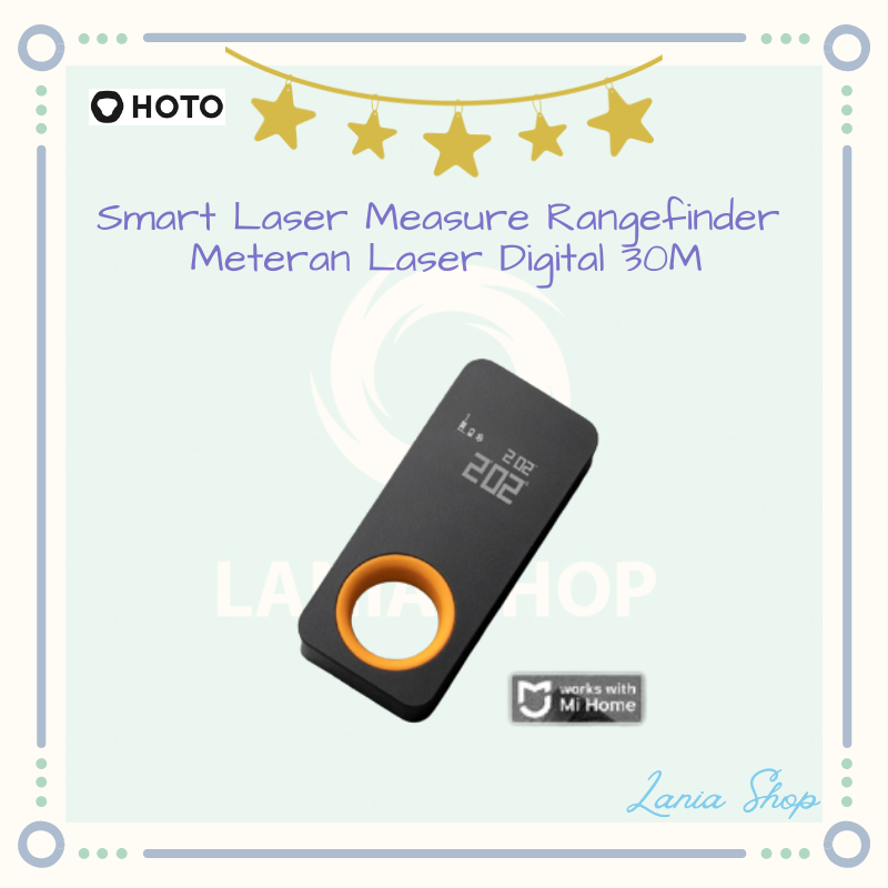 HOTO Smart Laser Measure Rangefinder 30M - Meteran Laser Digital 30M