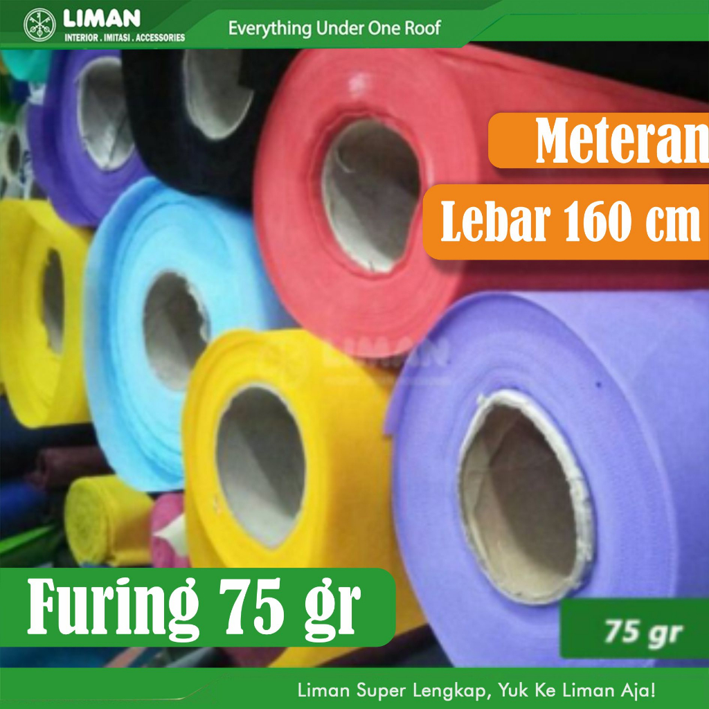 KAIN FURING POLOS 75gr / SPUNDBOND