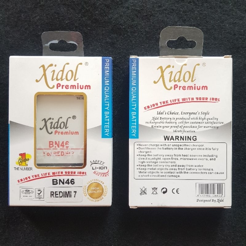 Baterai IDOL XIDOL XIAOMI REDMI 7 BN46 BATRE BATTERY PREMIUM