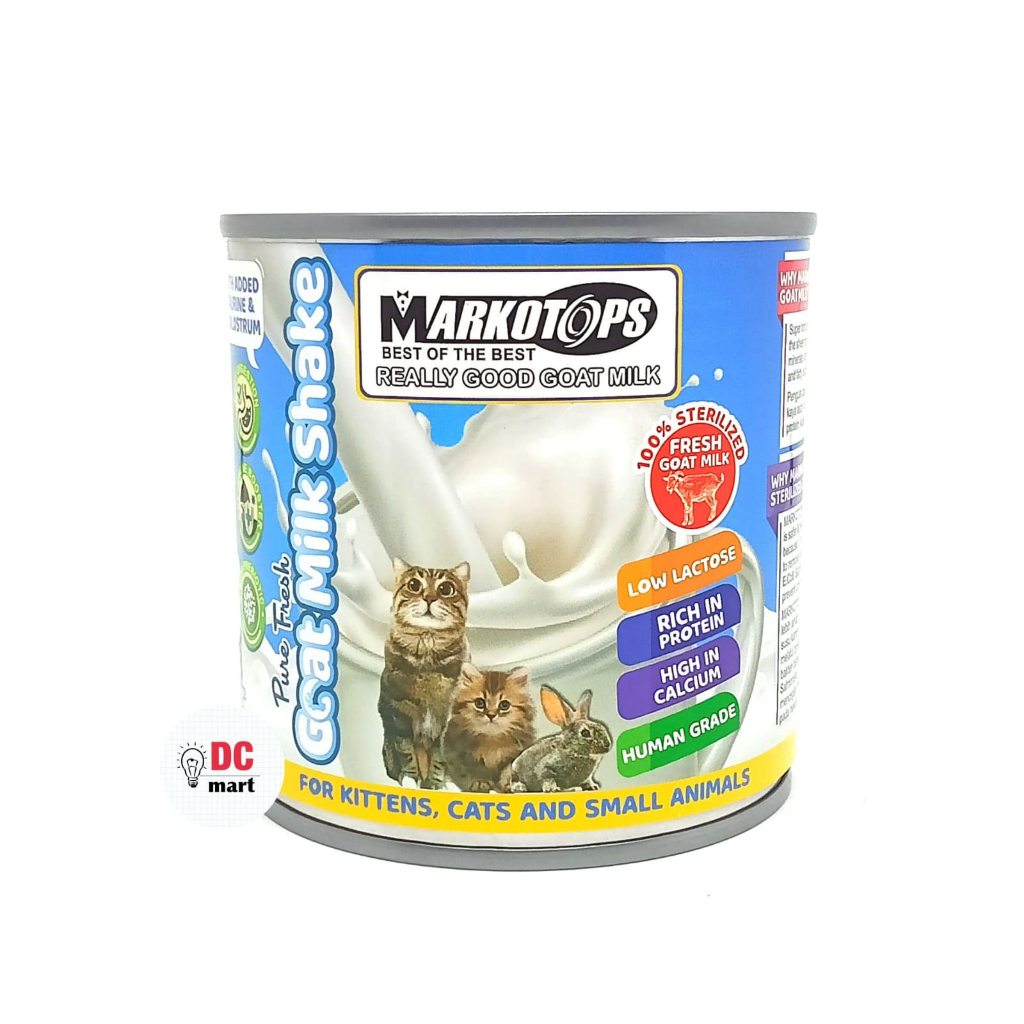 Goat MILK SHAKE 400mL / Susu Kambing Puppies Kitten Petopia Markotops