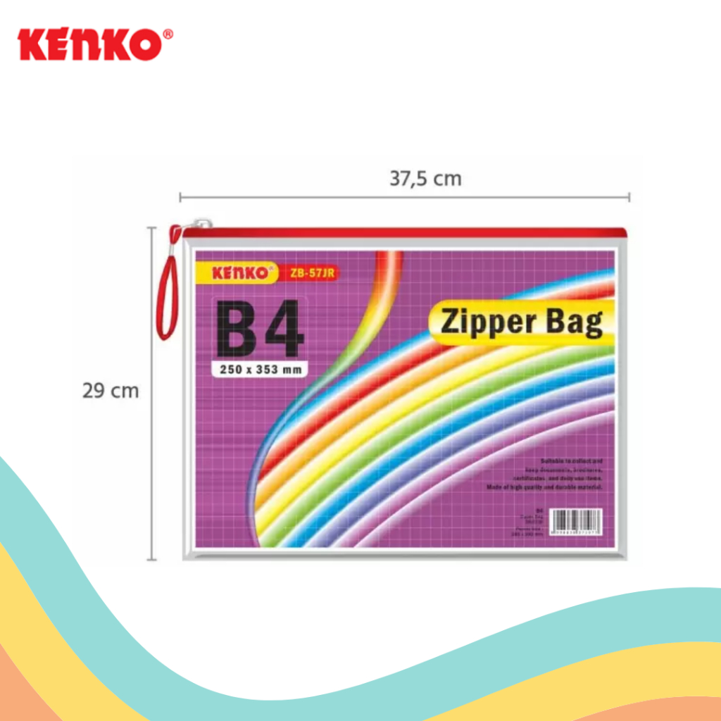 

ZIPPER BAG B4 KENKO ZB-57 JARING (1 PCS)