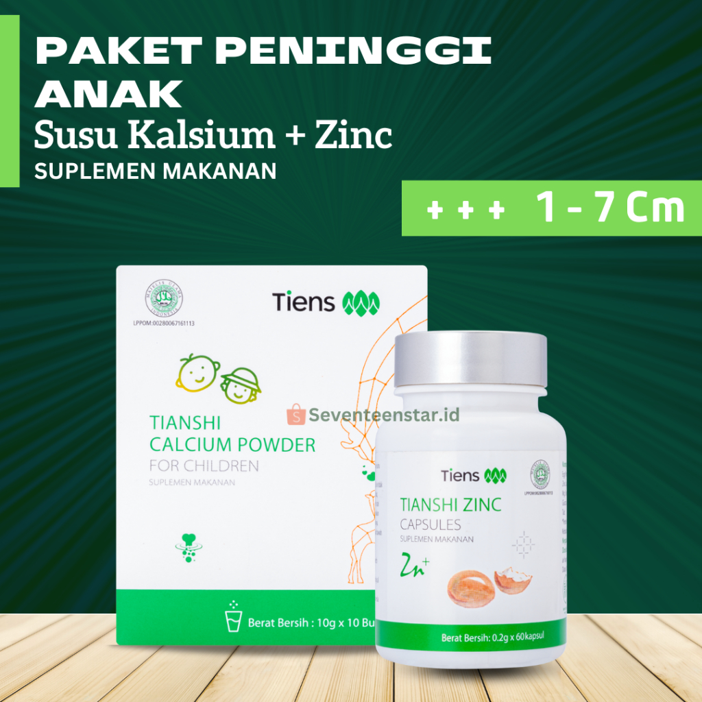 Paket Peninggi Badan Anak Kalsium Anak Zinc Capsules Susu Peninggi Badan Anak Kalsium Anak Peninggi 