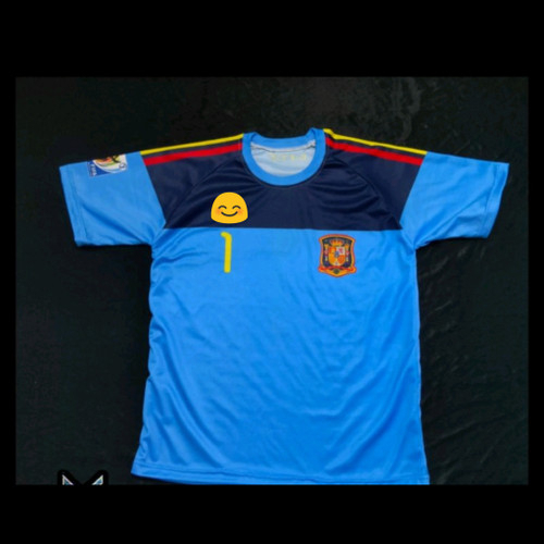 Jersey Kiper Spain 2010 Away Full Printing