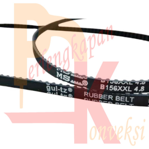 156XXL 156 XXL Timing Belt Tali Dinamo Motor BUTTERFLY SINGER Mesin Jahit Portable JH8190 JHK25 JH85