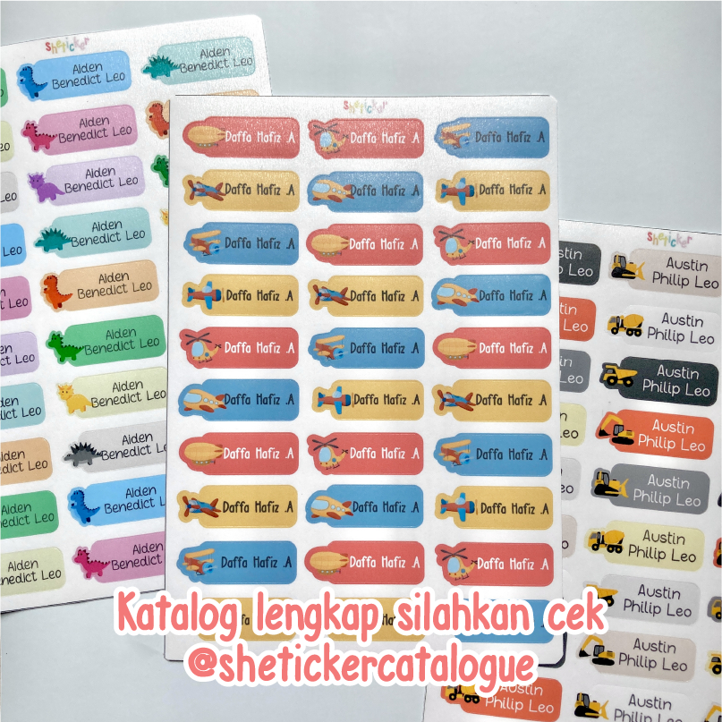 

Label Nama Karakter 1.2 x 3.8 cm