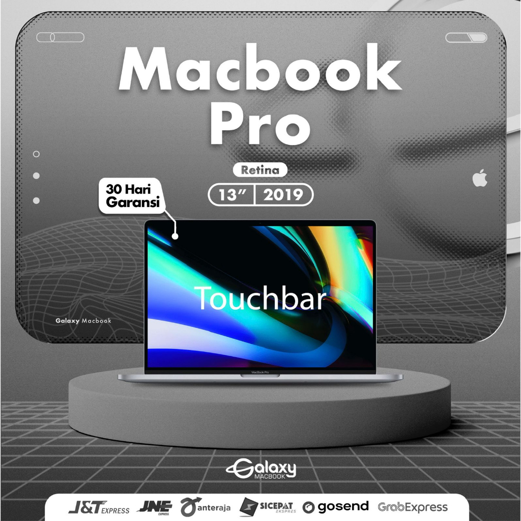 Macbook Pro Retina 2019 Toucbar 13 Inch Core i5 256gb 512gb Second Original Bergaransi