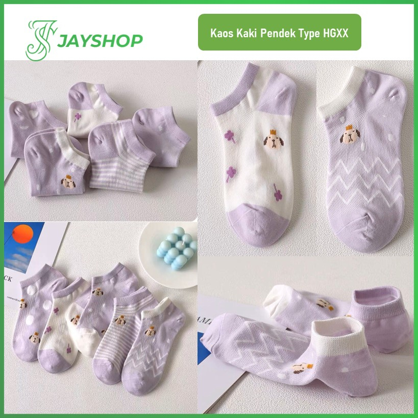 Kaos Kaki HGXX Motif Dog Pendek Kaos Kaki Lucu Dewasa Semata Kaki