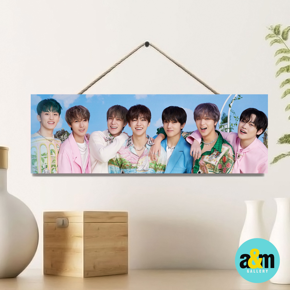 Poster Kayu NCT DREAM Ukuran 10 x 30 cm I Hiasan Dinding Dekorasi Kamar I Poster Kayu K-POP Dekorasi Kamar - A&amp;M