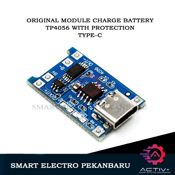 ORIGINAL TP4056 TYPE-C WITH BATTERY PROTECTION Lithium Battery Li-Ion Charging Output 5V 1A Charger 
