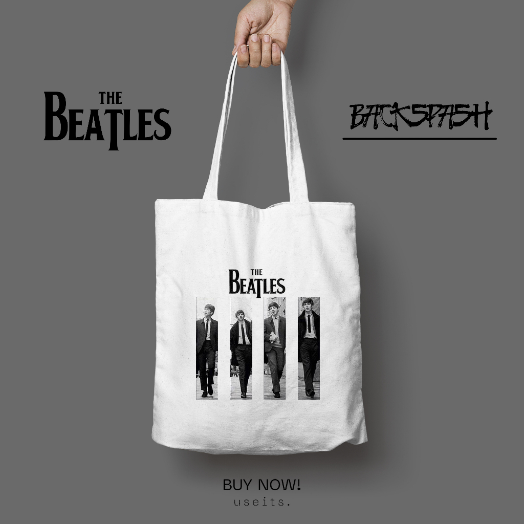 Totebag Band The Beatles Pria Wanita - THE BEATLES