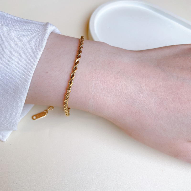 gelang kalung titanium ulir anti karat