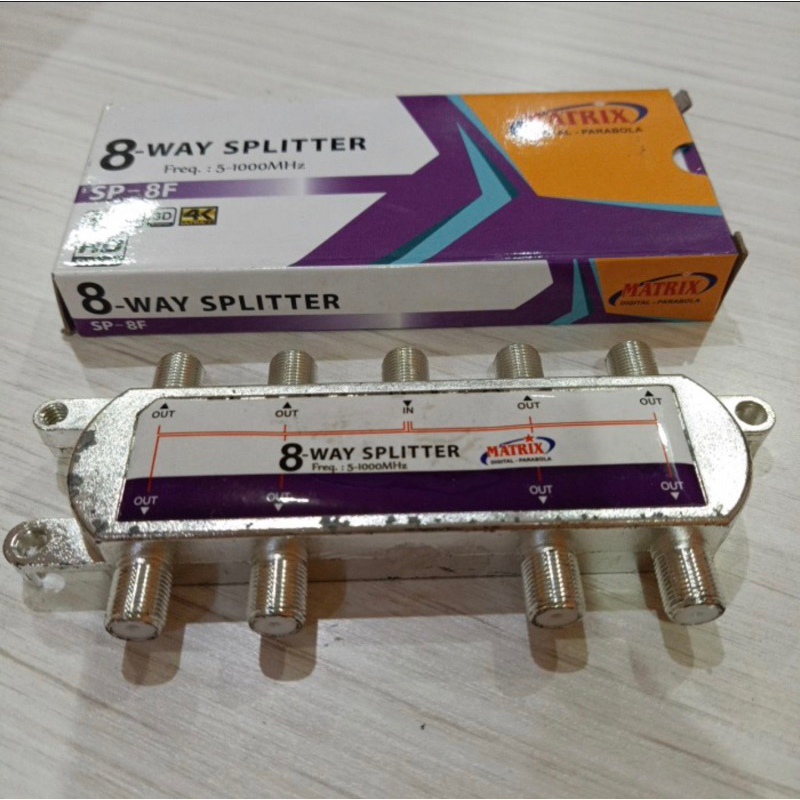 Splitter Matrix 8 Way