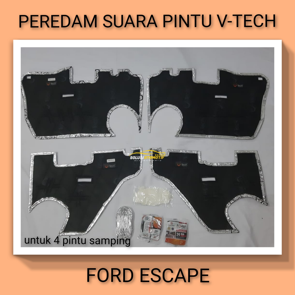 FORD ESCAPE 2000-2006 Peredam Suara Pintu Aksesoris Mobil VTECH Ori Plug n Play