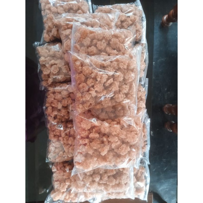 Rengginang mentah merek AE rasa terasi dan original bawang kerecek atau kerupuk buat camilan