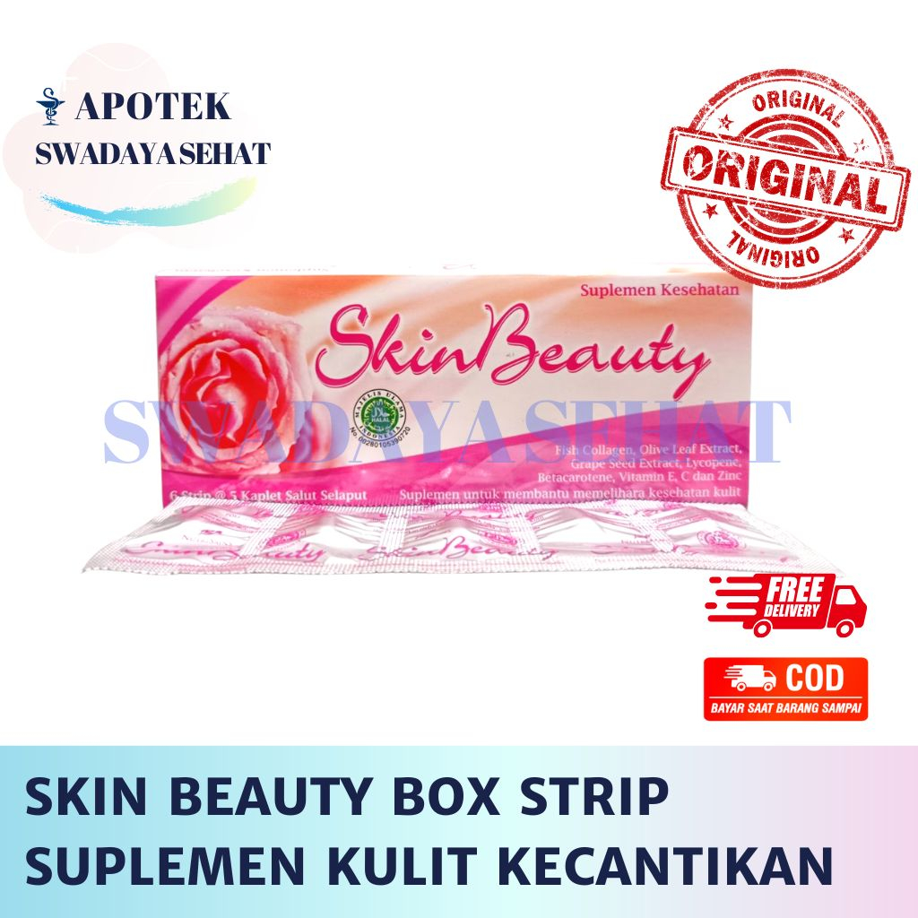 SKIN BEAUTY BOX STRIP - Multivitamin Kulit Kesehatan Kecantikan Melembabkan