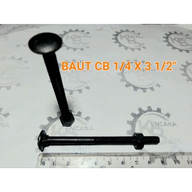 BAUT CB 1/4 X 3 1/2" / BAUT PAYUNG / BAUT BAK / BUMPER / PAGAR