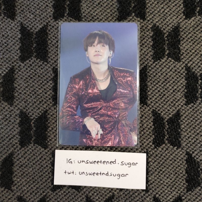 ❌BOOKED❌ PC DVD LOVE YOURSELF SEOUL BTS SUGA YOONGI SEESAW PHOTOCARD