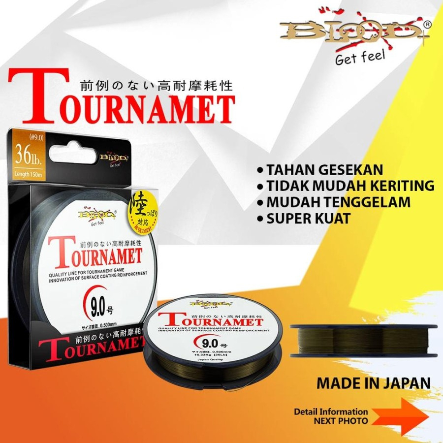 SENAR PANCING BLOOD TOURNAMENT FISHING LINE JAPAN 150 M