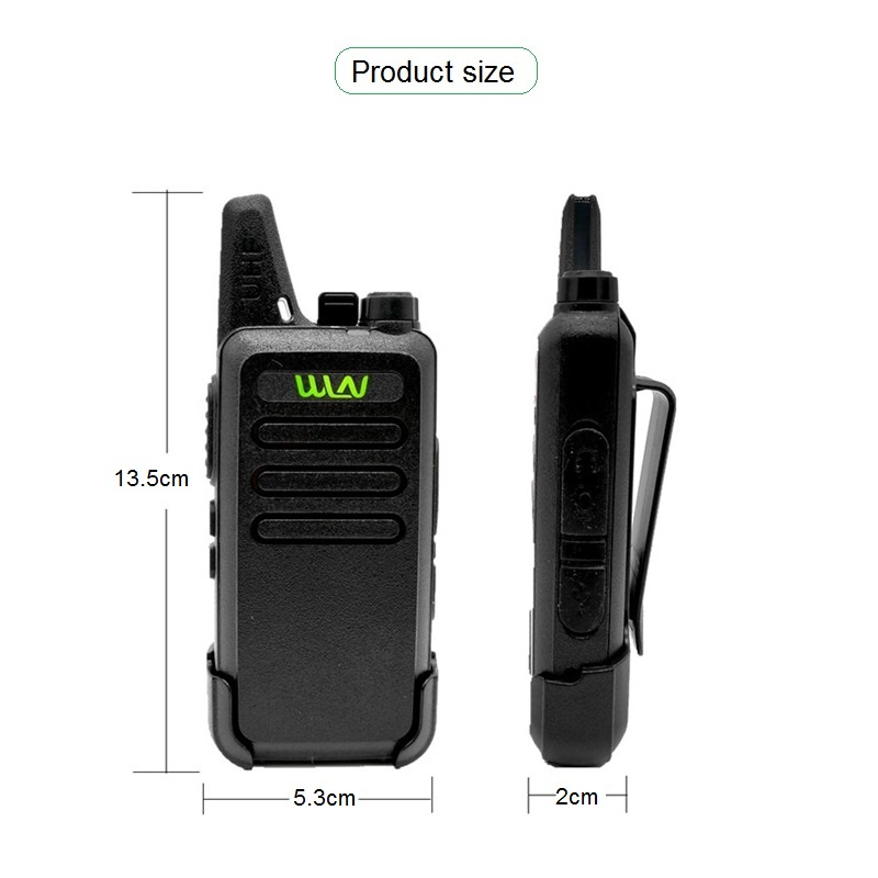 【Termurah】HT WLN C1 UHF Handy Talky TWO WAY RADIO BLACK Walkie Talkie 2 UNIT