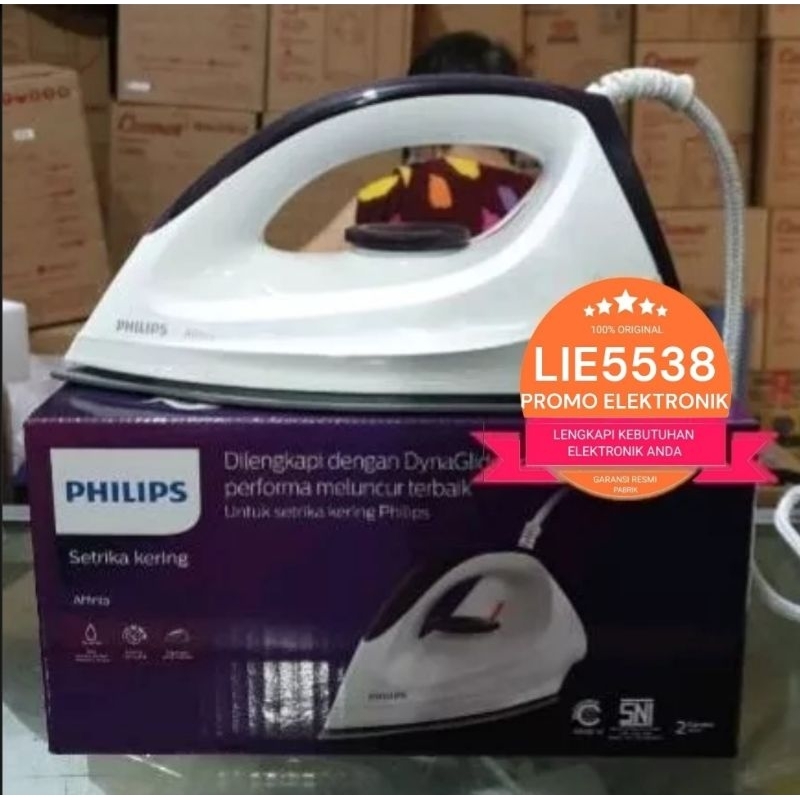 Setrika PHILIPS GC 160 AFFINIA DRY IRON / GC160 AFFINIA GARANSI RESMI