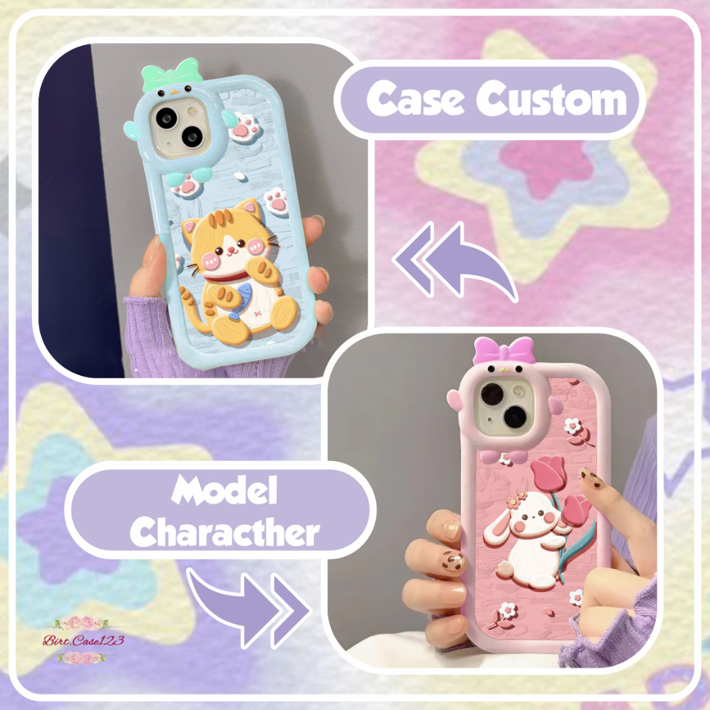 CUSTOM SOFTCASE PITACU FRAME KARAKTER CUSTOM KINJOY FOR IPHONE 6 7 8 6+ 7+ 8+ X XS XR XS MAX 11 12 13 14 PRO MAX BC7720