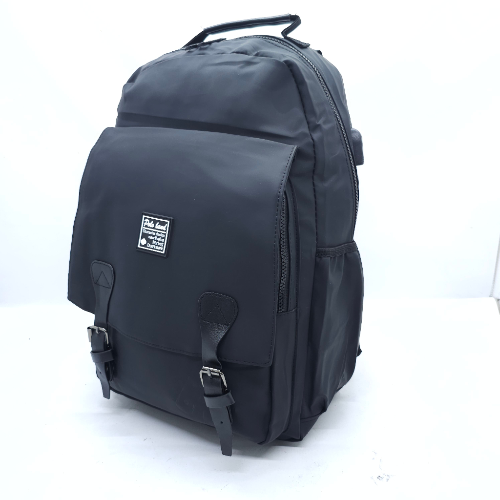 TAS POLO LAND USB + Kunci Nomor PARASUT NEW / RANSEL LAPTOP POLO ANTI AIR / TAS LAPTOP POLO LAND LICIN MURAH ORIGINAL / BACKPACK POLO GESPER TERBARU / GRATIS KABEL USB