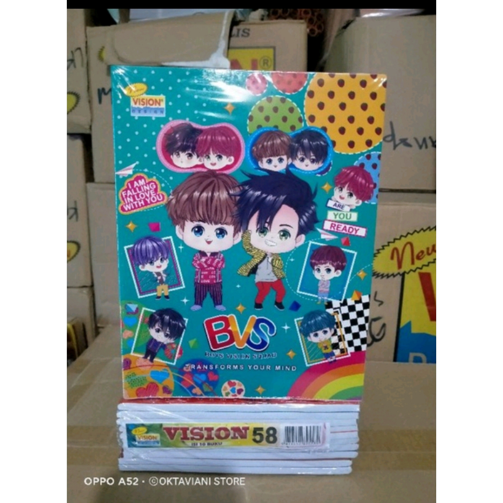 

BUKU TULIS VISION 58 LEMBAR