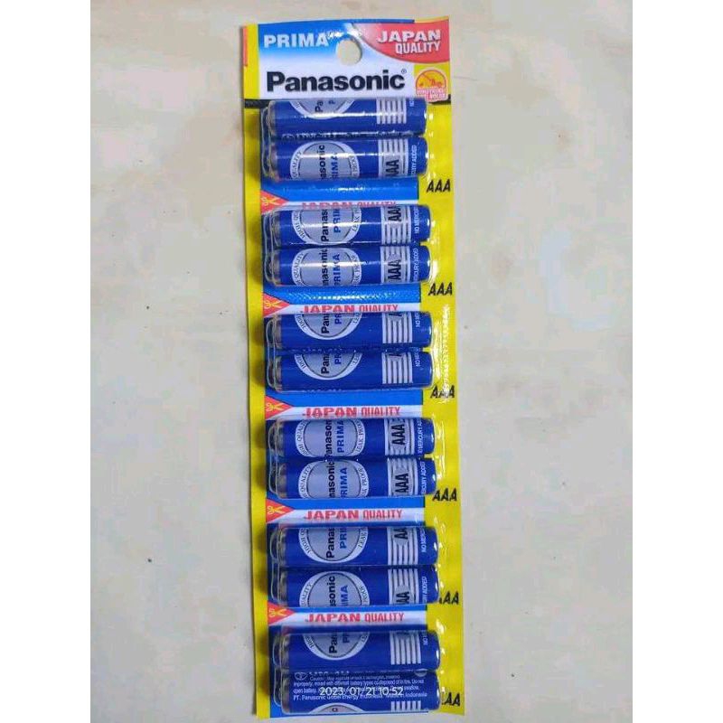 BATERAI REMOT PANASONIC AAA BIRU 2 PCS/ 1 PASANG