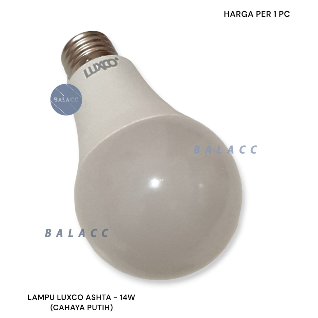 LAMPU LED LUXCO ASHTA 14 WATT 14W PUTIH