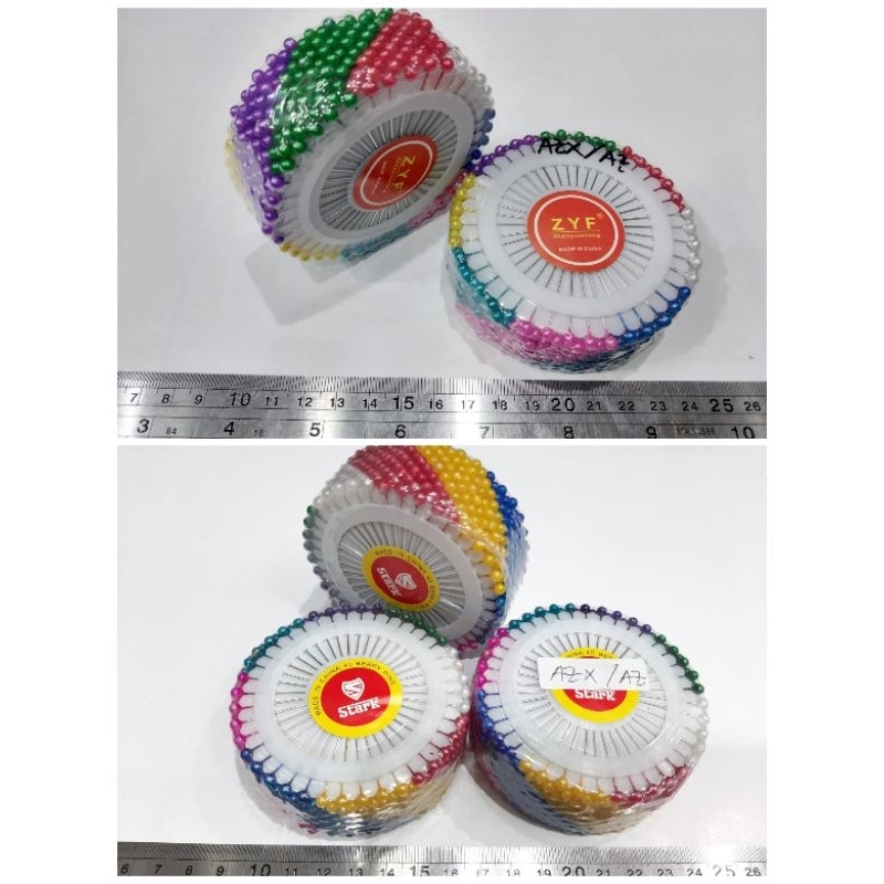 Jarum Pentul Packaging Roda Pin Jilbab 12keping Belanja Grosir