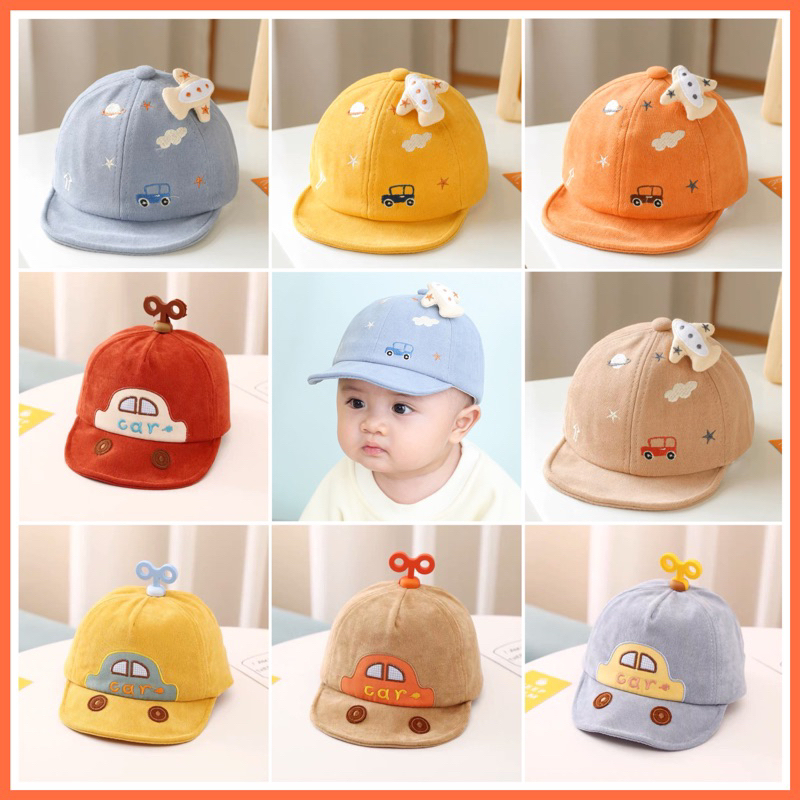 Topi Baseball Anak Bayi Model PLANE Import / Baby Baseball Hat CAR SERIES