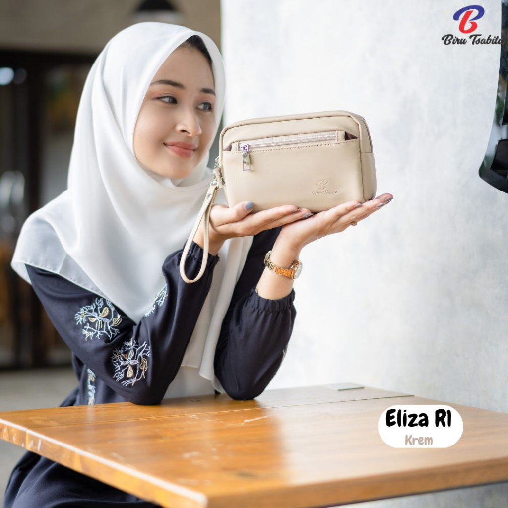 ELIZA R1 BIRU TSABITA / POUCH BIRU TSABITA / ELIZA BIRU TSABITA / DOMPET ELIZA / DOMPET WANITA