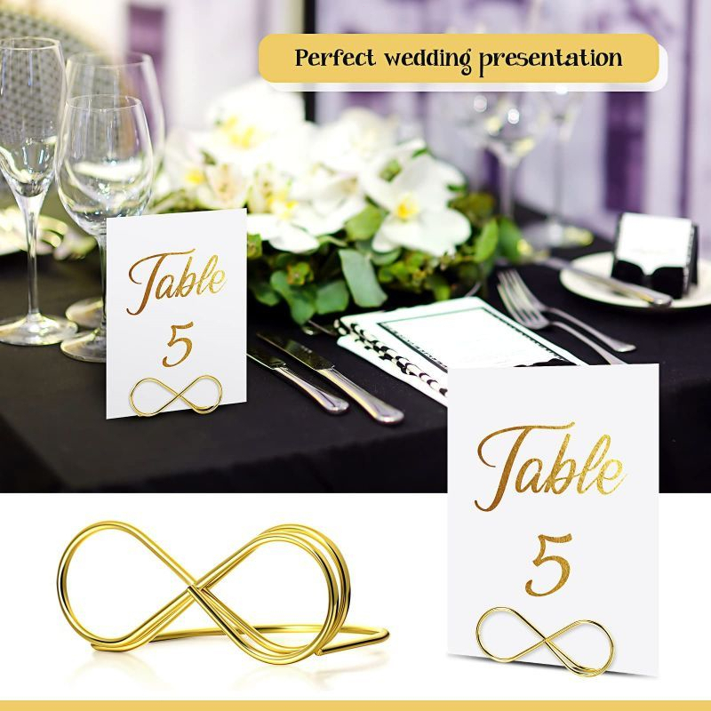 5pcs Tiang Nomor Meja Table Number Holder Stand Name Card Holder Stick Card Holder