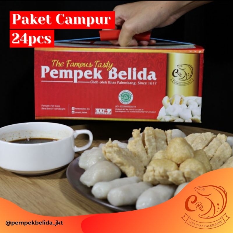 

PAKET SINGLE ISI 24 PCS PEMPEK (PAKET A) - Pempek Belida Crp Frozen Original | Cemilan & Oleh Oleh Asli Palembang