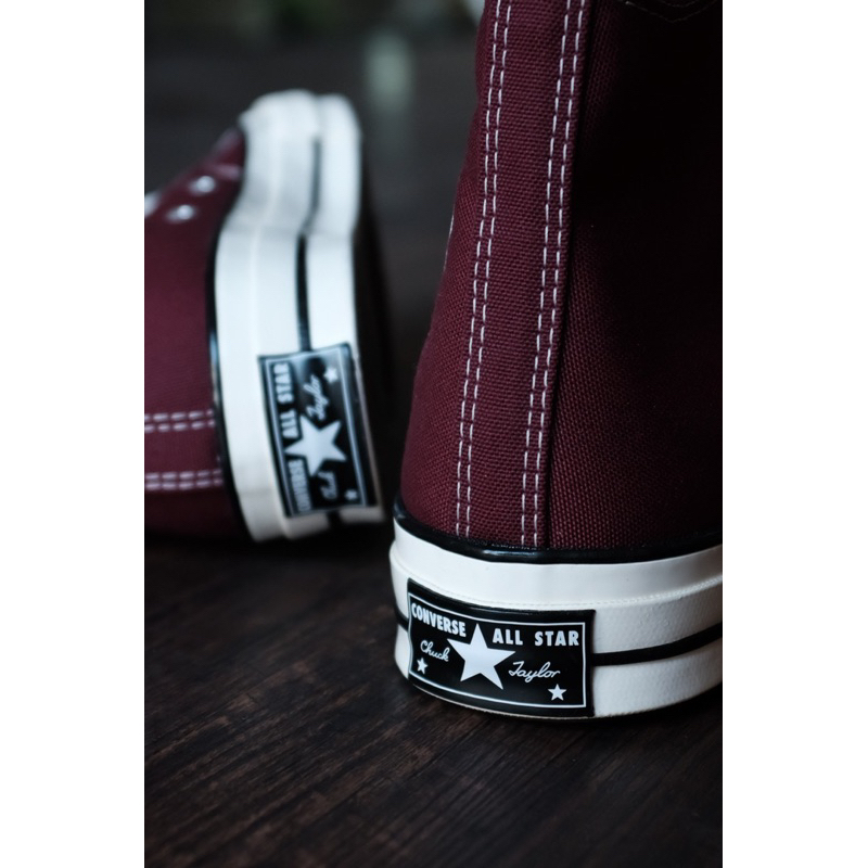 Converse Original 70s Hi Dark Beetroot Egret Black