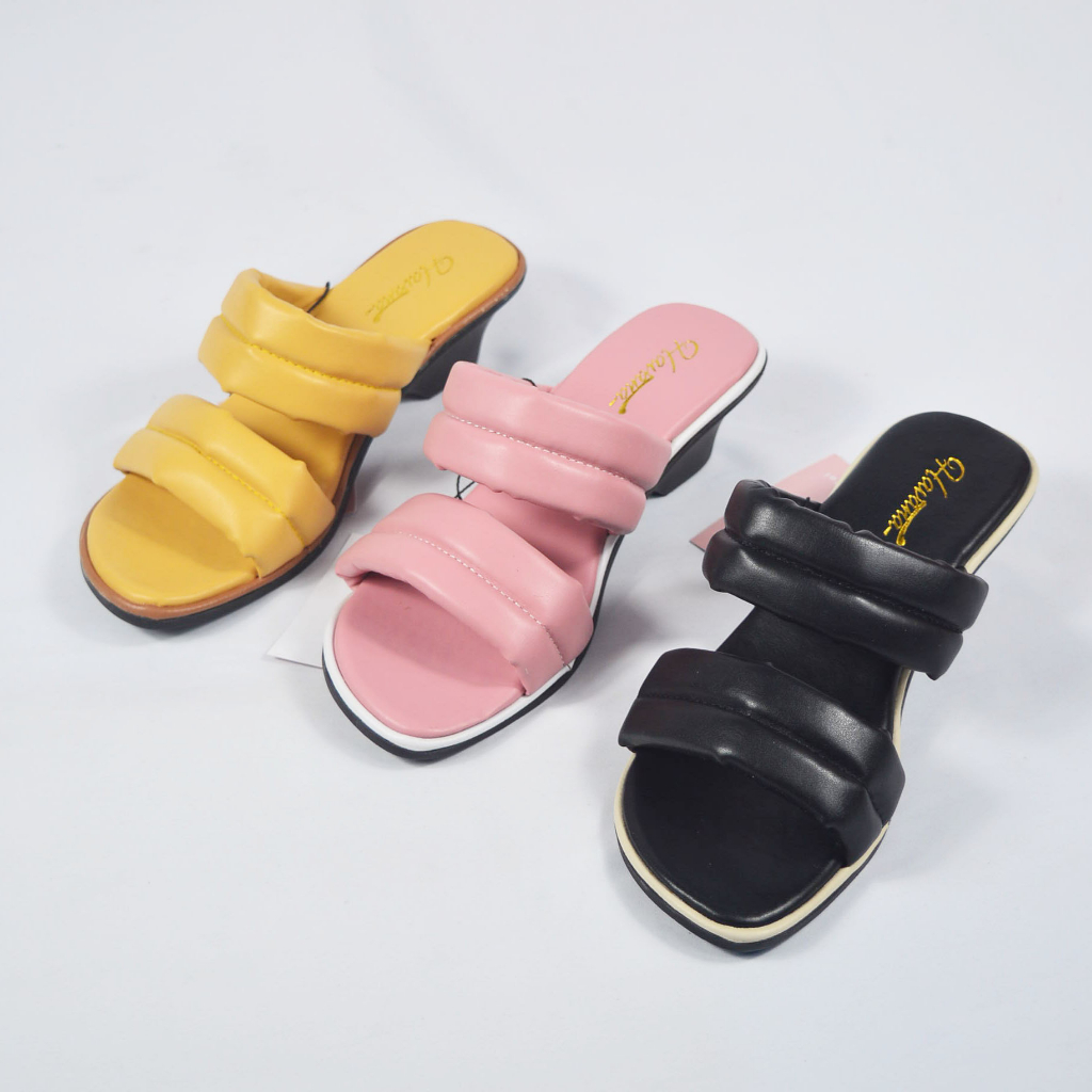 Sandal Hels Wanita Sandal Tali Wanita Sandal Heels Hak Tahu Sendal Hak Terbaru Sendal Cewek Havana Heels Hak Terbaru Heels Wanita Kekinian