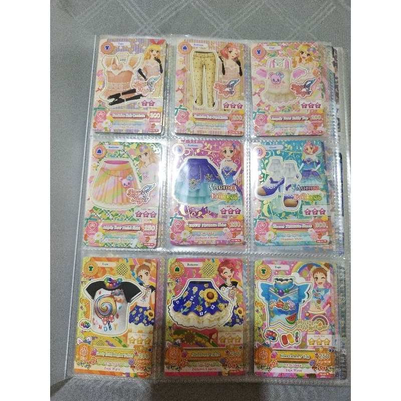 Aikatsu card / kartu Aikatsu asli original seri 4-14 dan binder koleksi/albumnya. TAKE ALL/BINDER ON