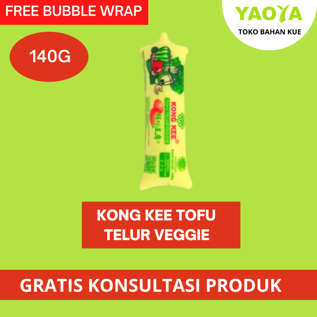 

KONG KEE TOFU 140G TELUR VEGGIE
