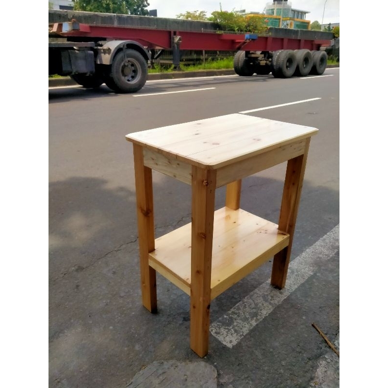 Meja dua tungku (dua hambalan) meja serbaguna